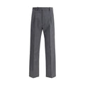 Prada Gray Fleece Wool Dress Pants