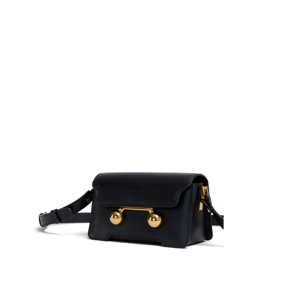 Marni Black Calfskin Shoulder Bag
