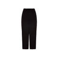 Balmain Black Viscose Casual Pants
