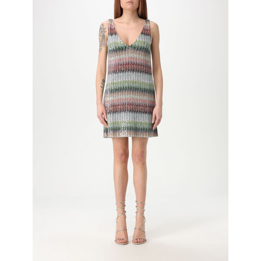 Missoni Bicolor Viscose Cocktail Dress