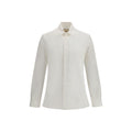 Valentino White Cotton Dress Shirt