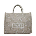 Versace Beige Fabric Handbag