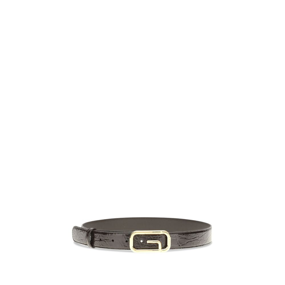 Gucci Brown Calf Leather Bos Taurus Regular Belt