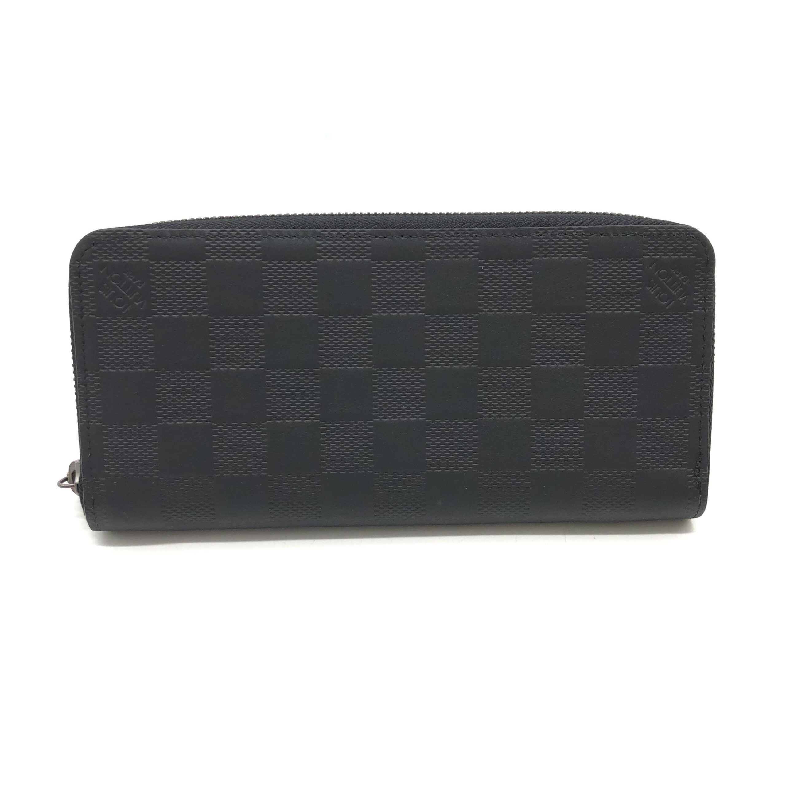 Louis Vuitton Damier Infini Zippy Wallet In Black