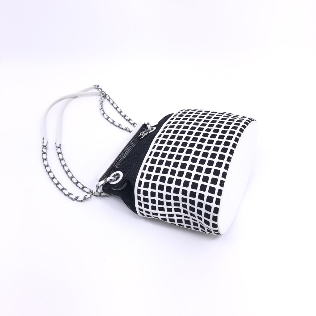 Chanel Mesh And Leather Bucket Bag