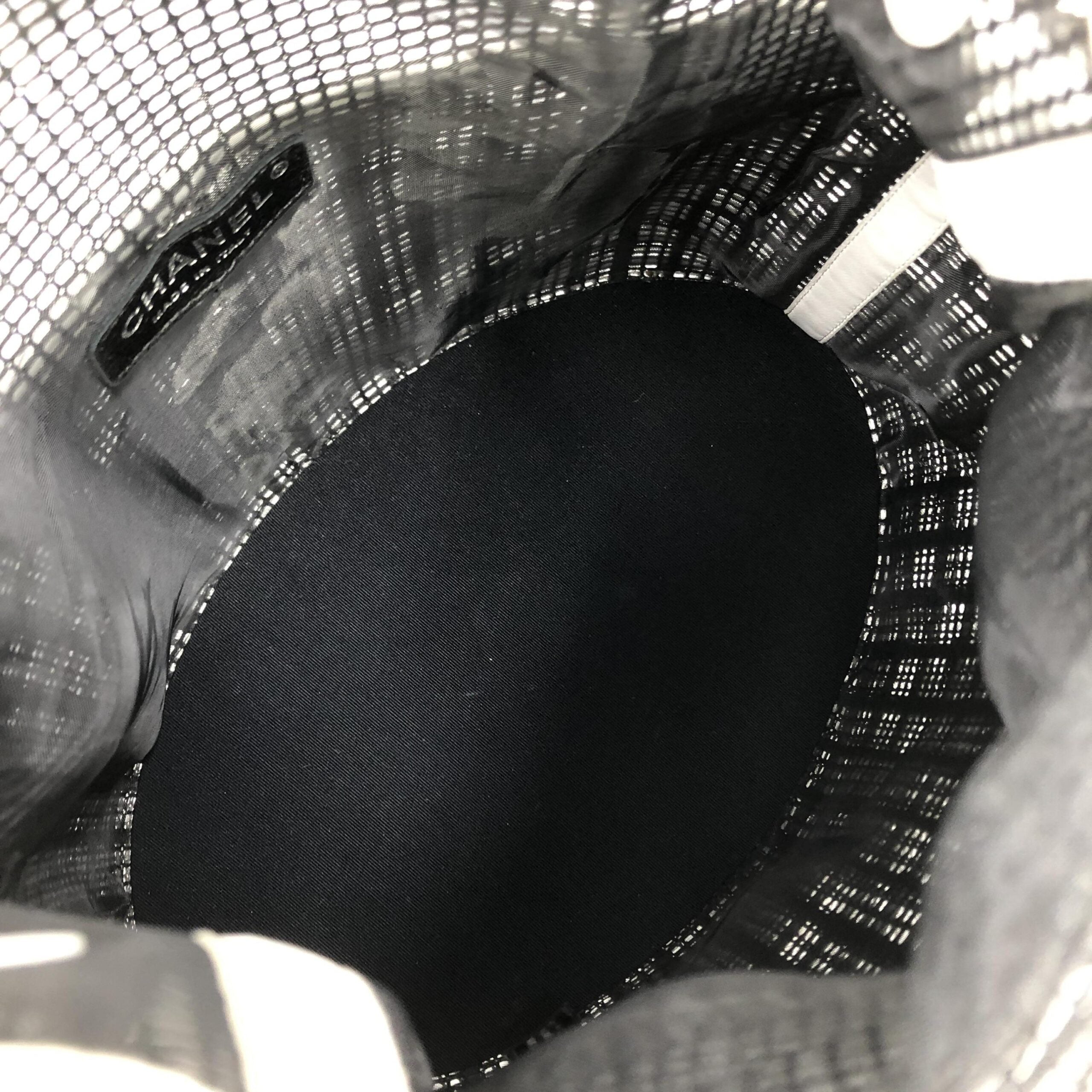 Chanel Mesh And Leather Bucket Bag