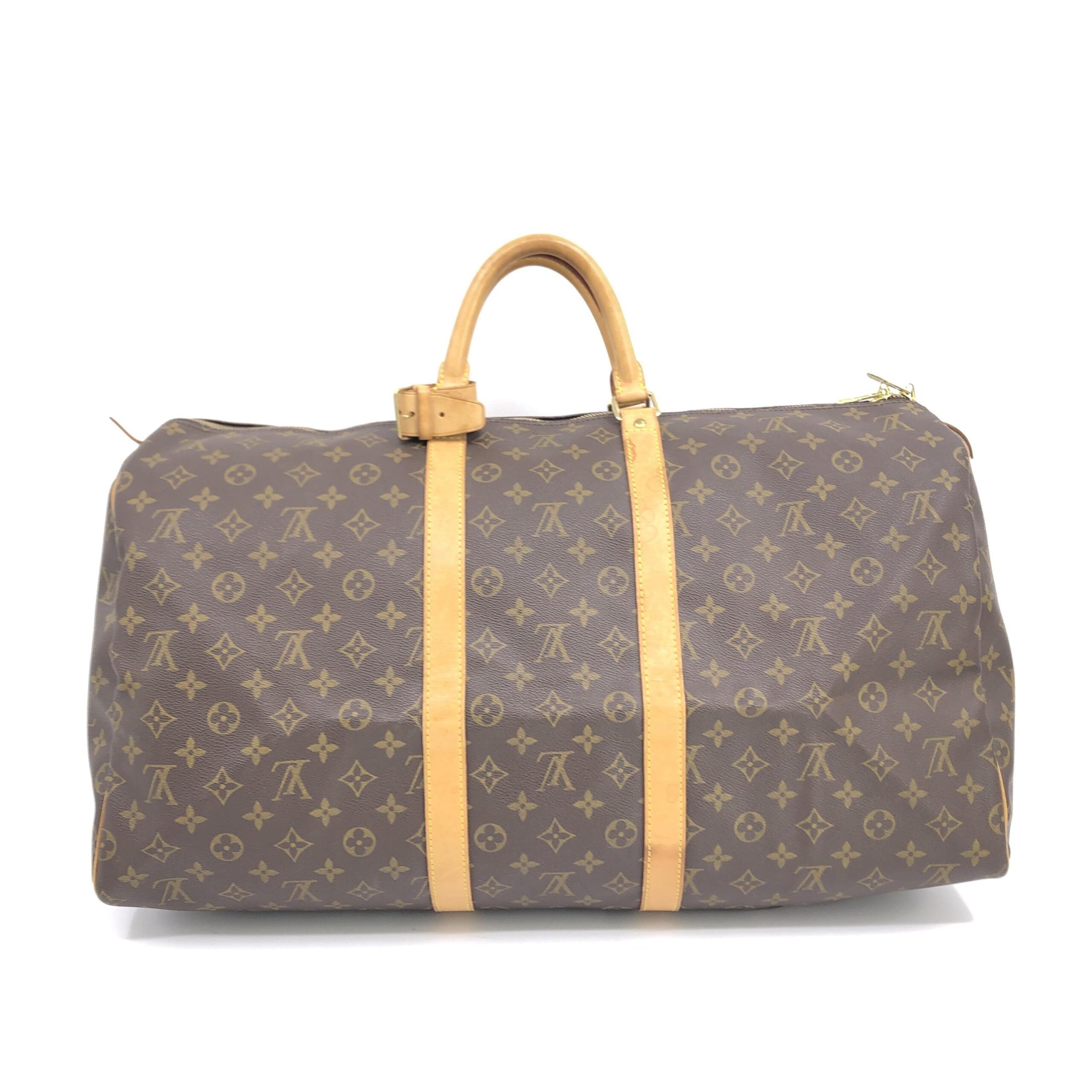 Louis Vuitton Monogram Keepall 55 Handbag