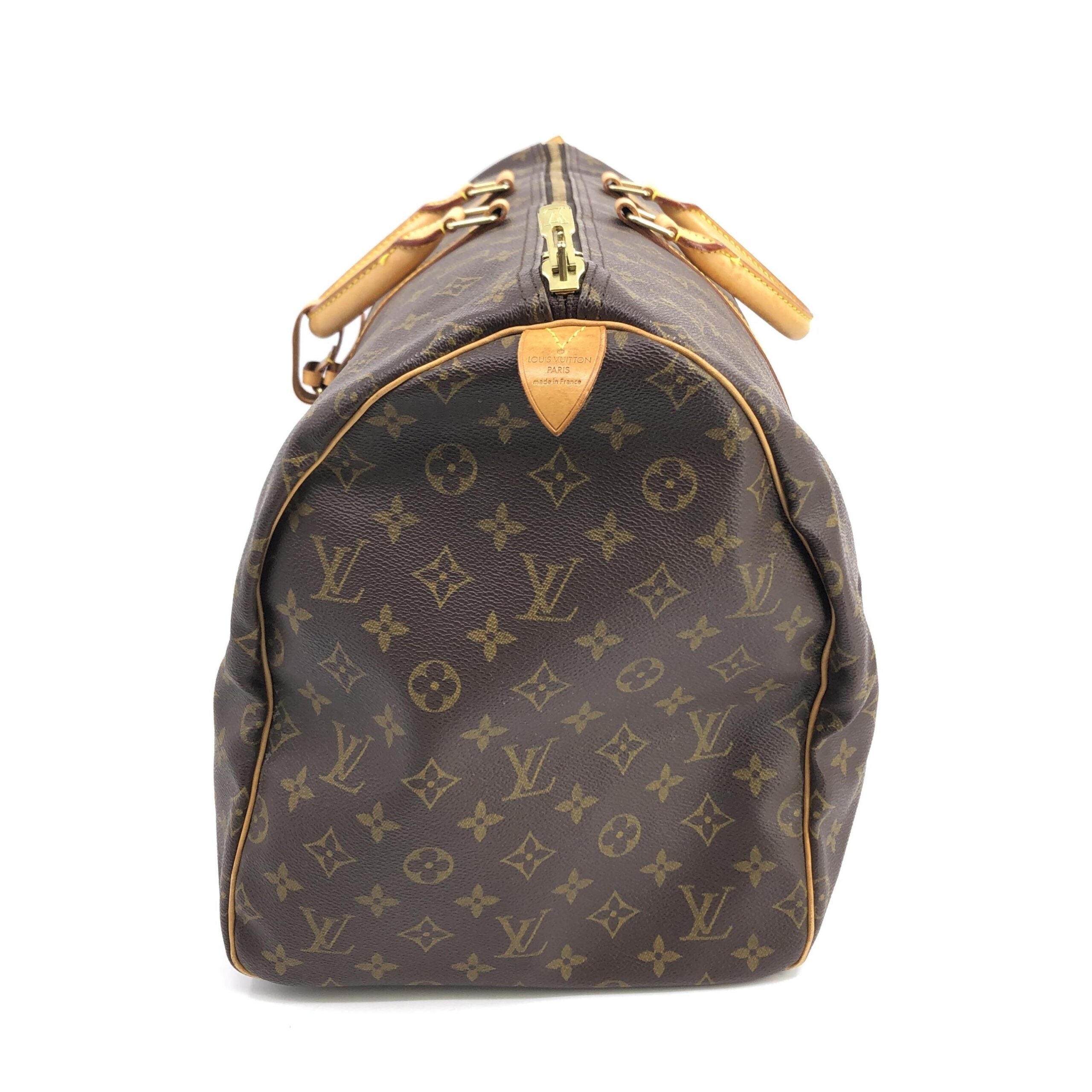 Louis Vuitton Monogram Keepall 55 Handbag