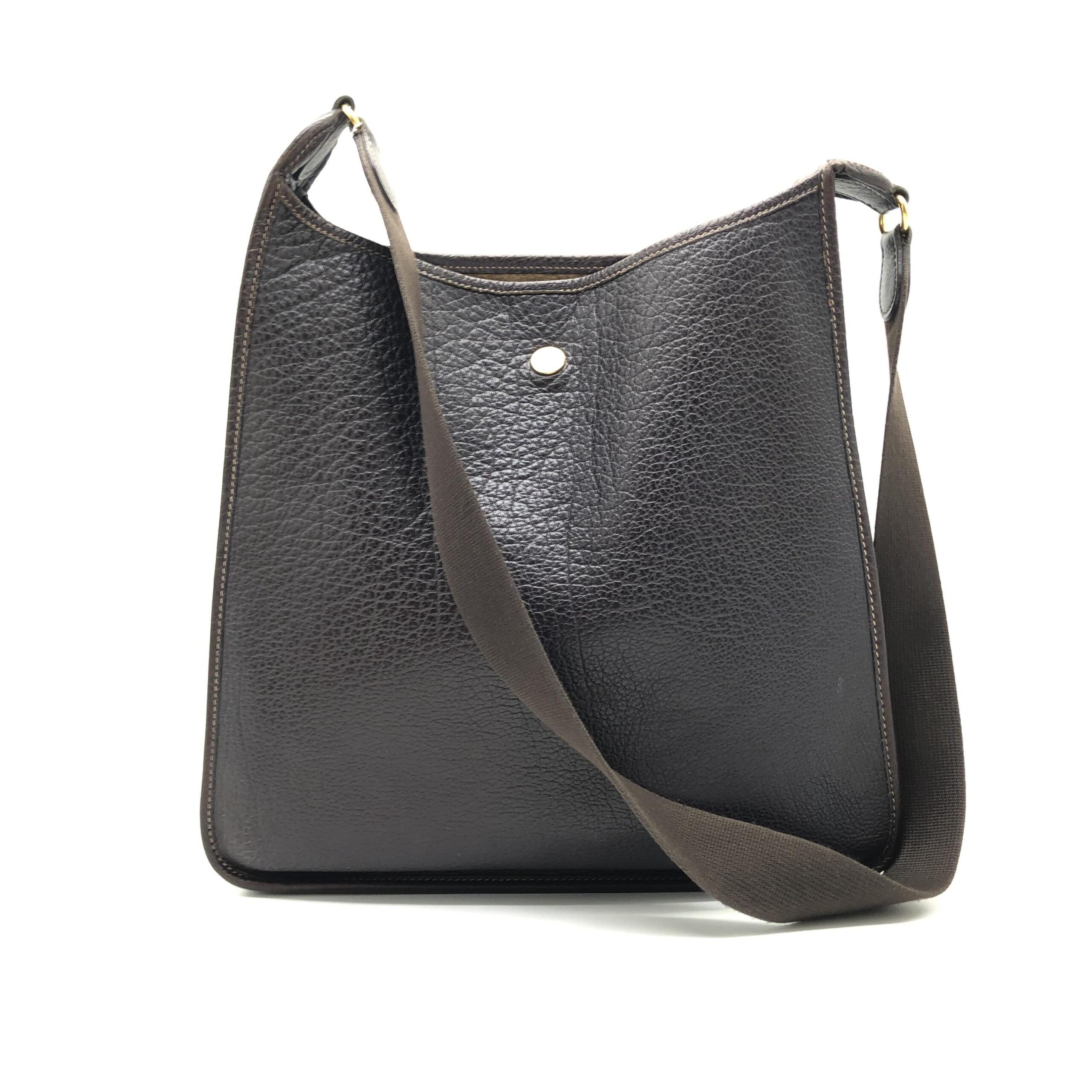 Hermès Togo Leather Black Shoulder Bag