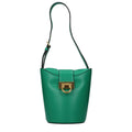 Salvatore Ferragamo Green Leather Shoulder Bag