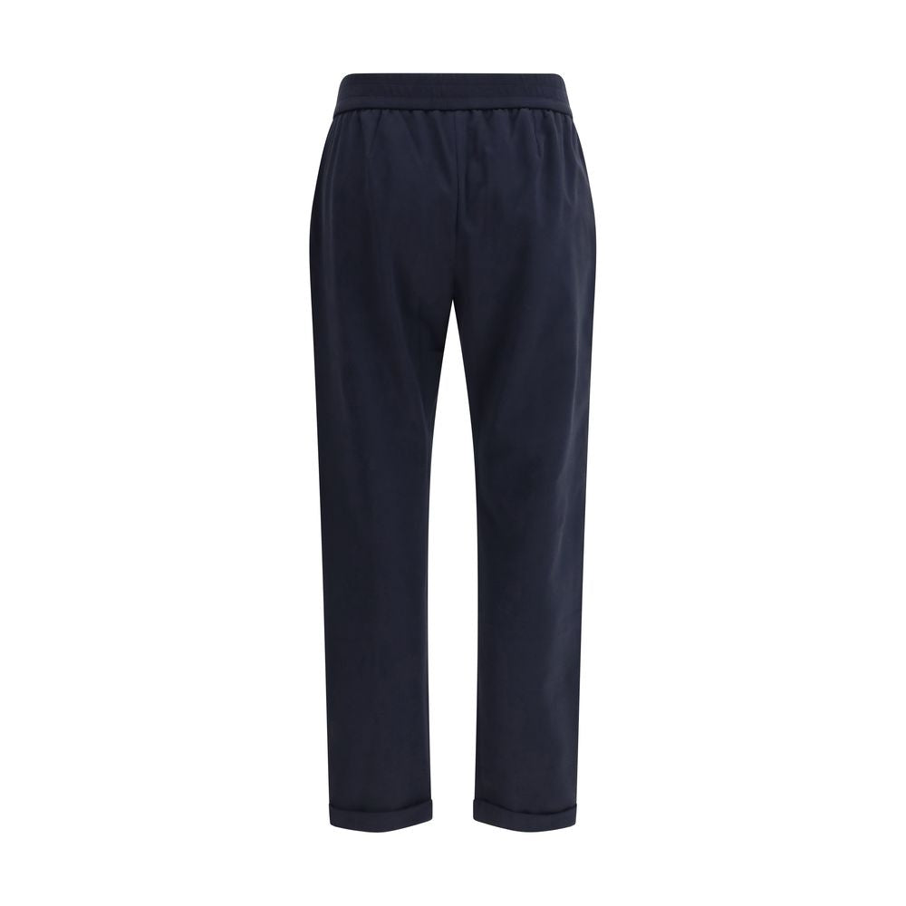 Brunello Cucinelli Blue Cotton Joggers (Workout Pants)