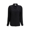 Alexander McQueen Black Viscose Pattern Shirt