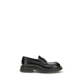 Gucci Black Calf Leather Bos Taurus Slip-On Loafers