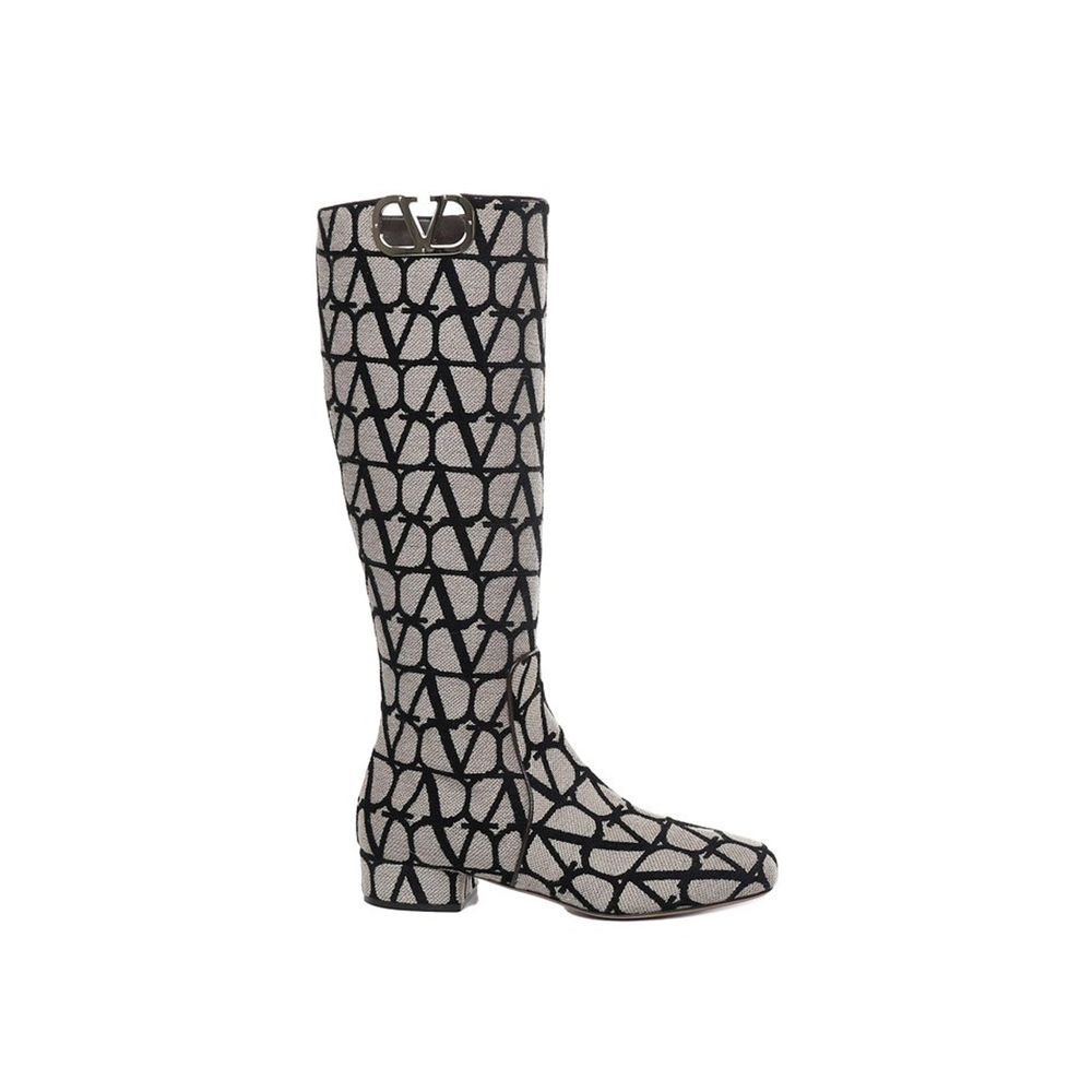 Valentino Garavani Beige Fabric Boots