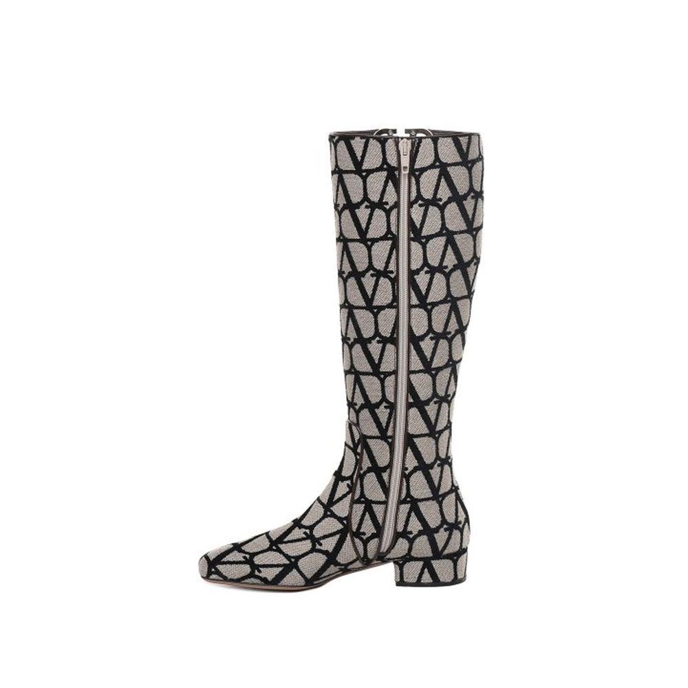 Valentino Garavani Beige Fabric Boots