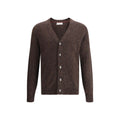 Brunello Cucinelli Brown Alpaca Vicugna Pacos Cardigan