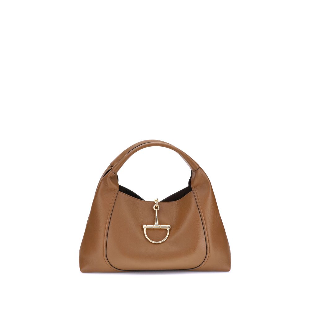 Gucci Brown Calf Leather Bos Taurus Handbag