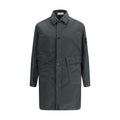 Stone Island Gray Polyester Coat
