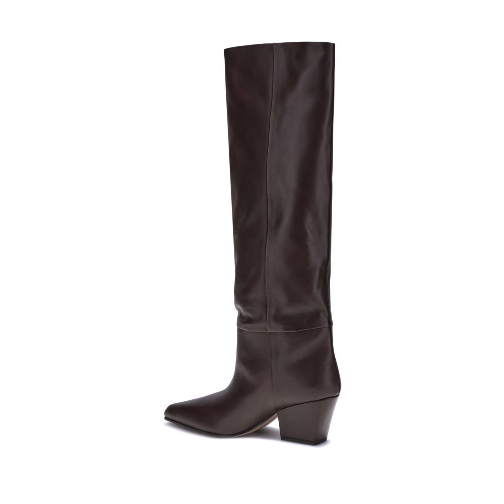 Paris Texas Brown Calf Leather Bos Taurus Boots