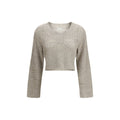 Brunello Cucinelli Beige Linen Sweatshirt