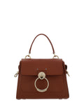 Chloé Brown Calf Leather Tess Handbag