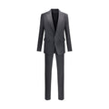 Dsquared² Black Fleece Wool Two-Piece Suit