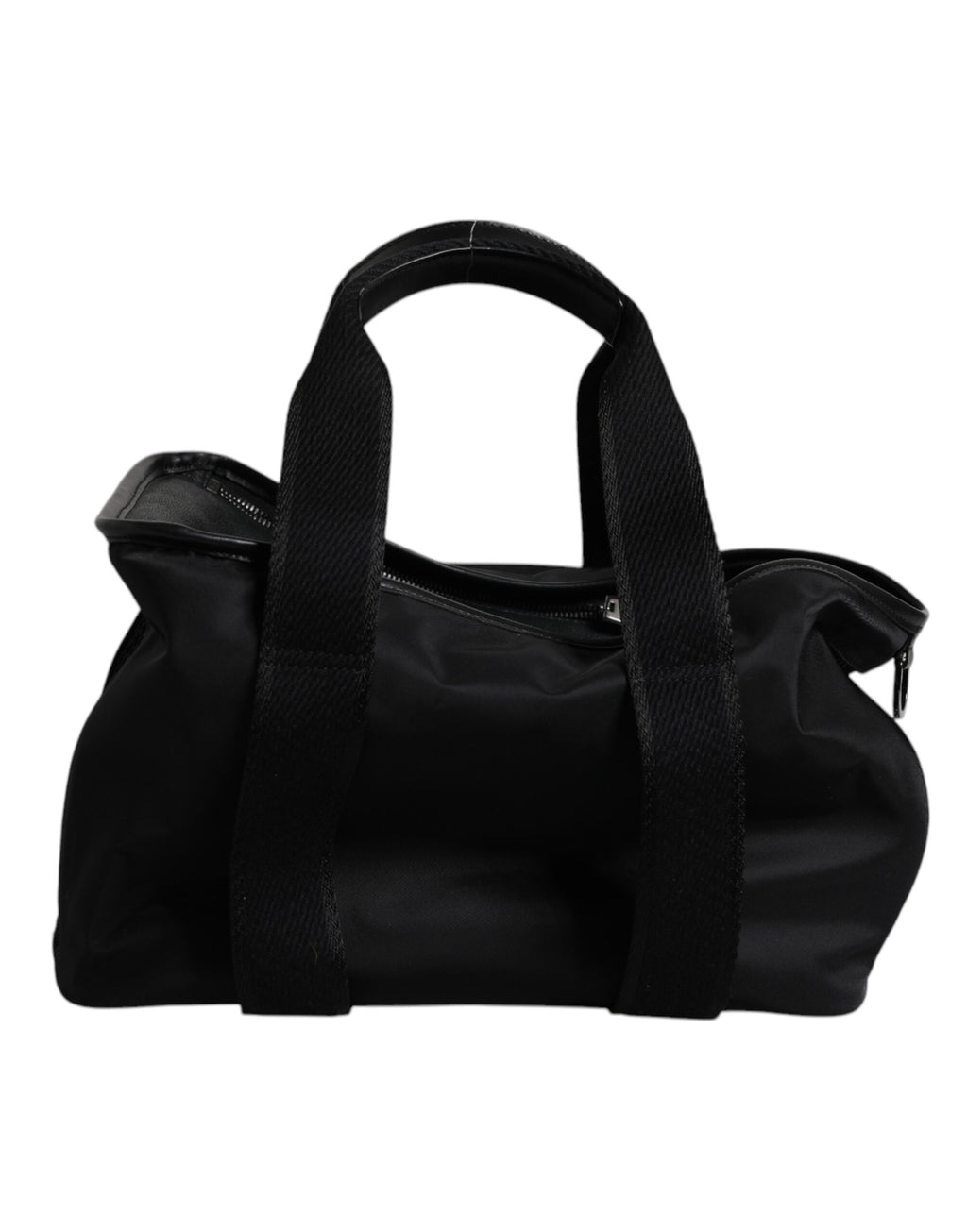 Dolce & Gabbana Black Shoulder Strap Pet Carry Logo Plaque Bag