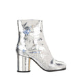 Margiela Gray Calf Leather Bos Taurus Ankle Boots