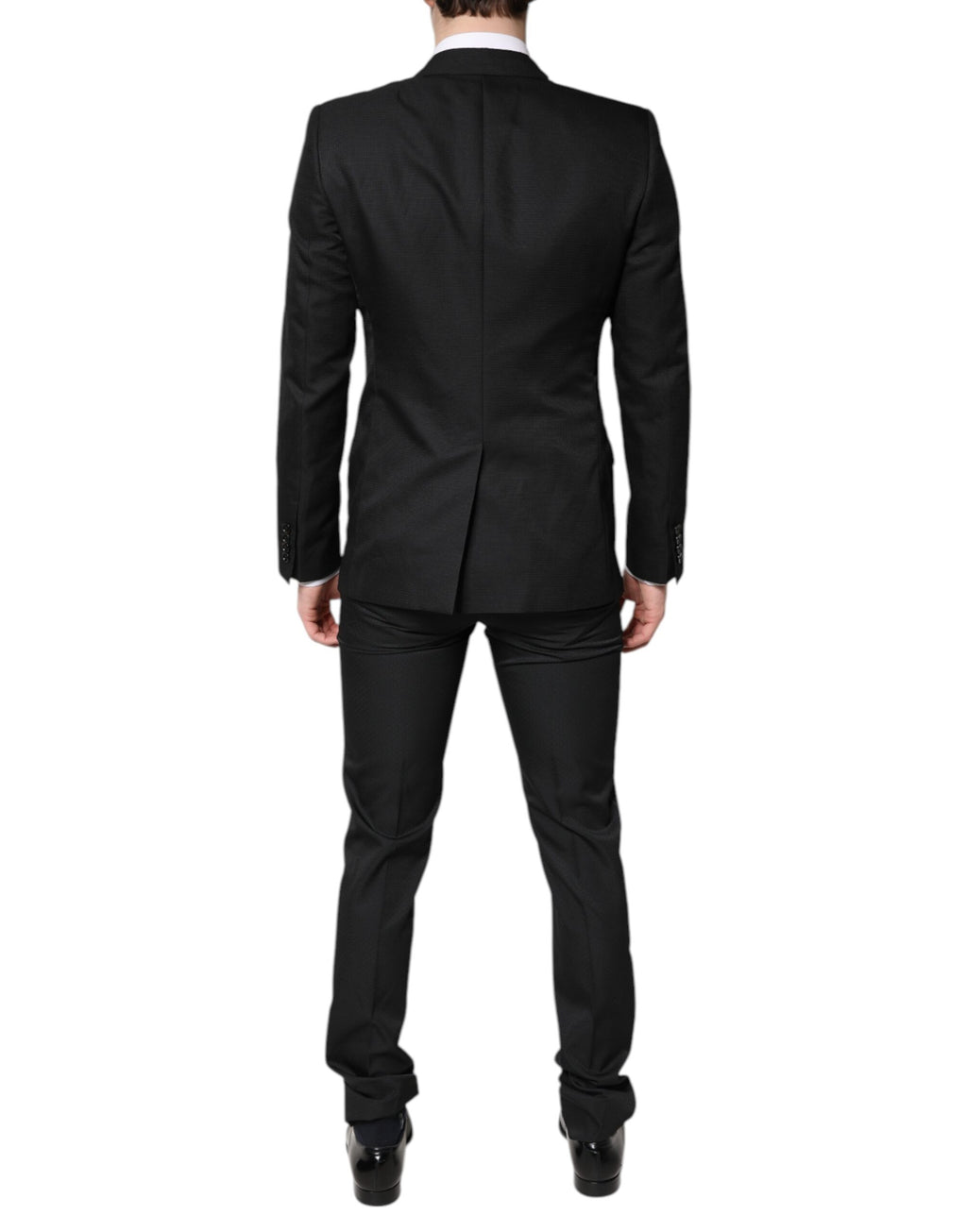 Dolce & Gabbana Black Single Breasted Formal 2 Piece Suit