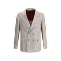 Brunello Cucinelli Light Brown Linen Blazer