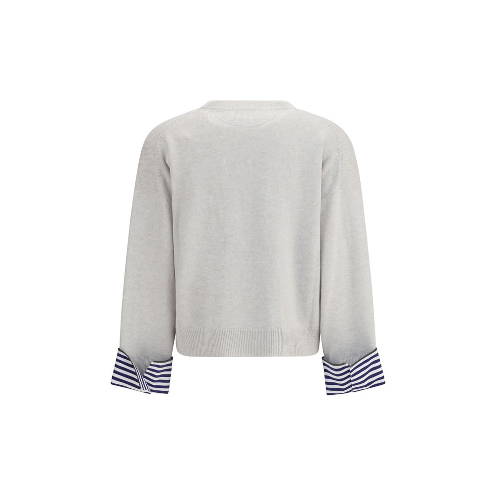 Brunello Cucinelli Gray Cashmere Cashmere Sweater