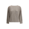 Brunello Cucinelli Beige Cotton Sweatshirt
