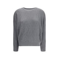 Brunello Cucinelli Gray Cotton Sweatshirt