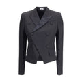 Alexander McQueen Black Wool Blazer