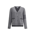 Thom Browne Gray Merino Wool Cardigan