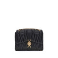Versace Black Calf Leather Bos Taurus Shoulder Bag
