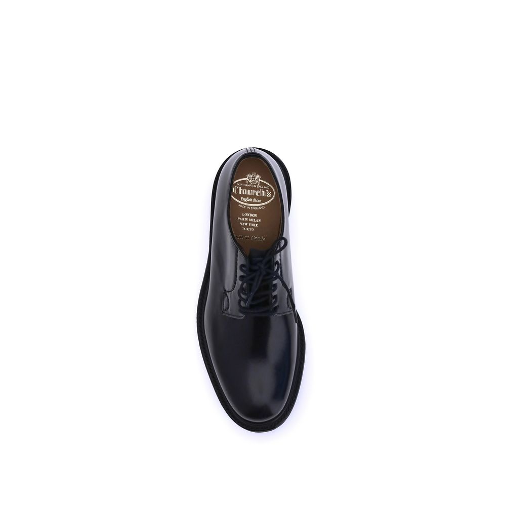 Church's Black Calf Leather Bos Taurus Oxfords And Derbies