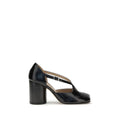 Margiela Black Calf Leather Bos Taurus Pumps
