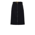 Gucci Black Wool Midi Skirt