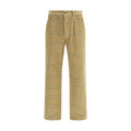 Burberry Brown Cotton Casual Pants