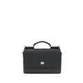 Dolce & Gabbana Black Calf Leather Bos Taurus Shoulder Bag