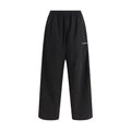 Balenciaga Black Polyester Casual Pants