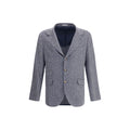 Brunello Cucinelli Blue Wool Blazer