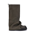 The Attico Brown Calf Leather Bos Taurus Ankle Boots