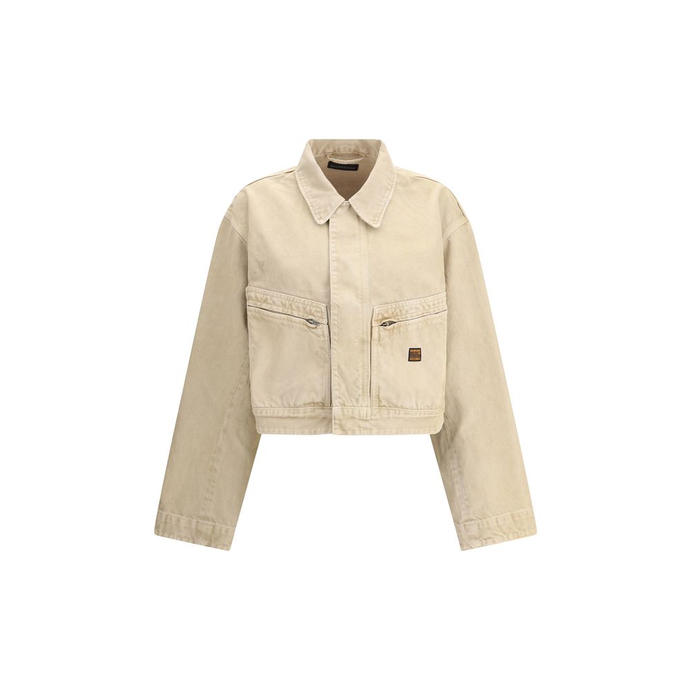 Balenciaga Beige Cotton Denim Jacket