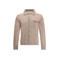 Thom Browne Beige Fleece Wool Cardigan