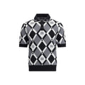 Dolce & Gabbana Multicolor Fleece Wool Polo Shirt