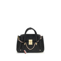 Thom Browne Black Calf Leather Bos Taurus Shoulder Bag