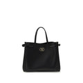 Valentino Garavani Black Calf Leather Bos Taurus Handbag