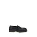 Ferragamo Black Rubber Slip-On Loafers